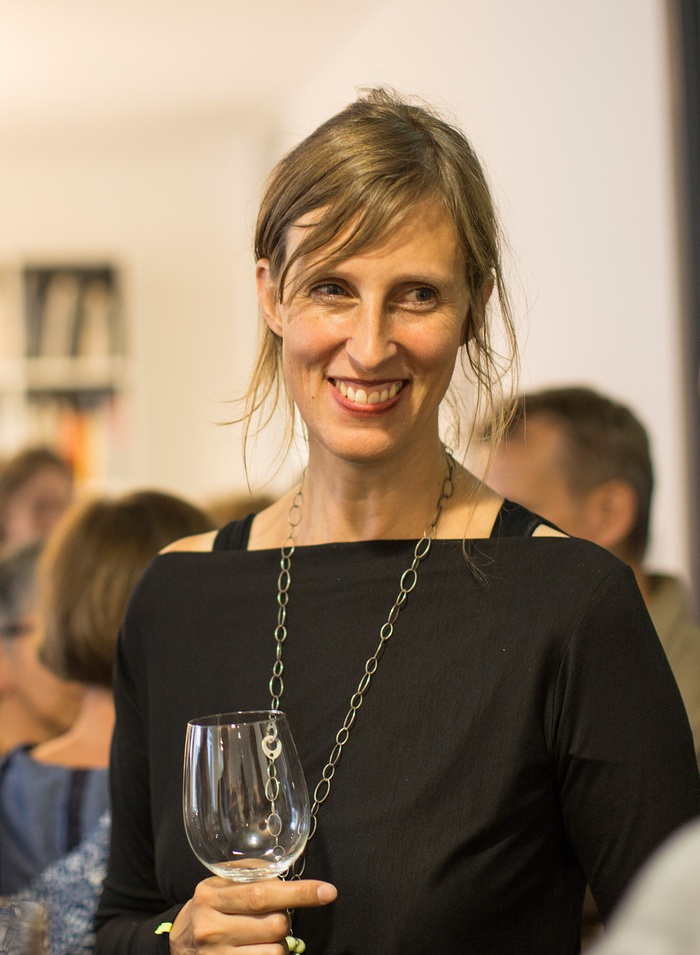 Anne Isopp bei einem Besuch im vai 2016