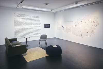 Ausstellungsfoto "ZV-Bauherr|innnepreis 2022" im vai