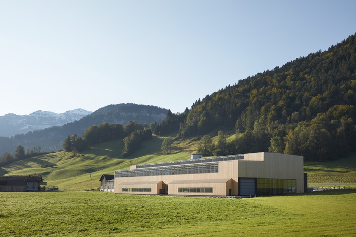 Montagehalle Zimmerei und Tischlerei Kaufmann, Reuthe