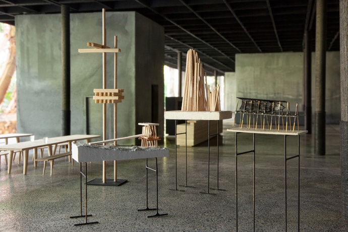 Die Modelle im Modell, Studie für die Modellausstellung im Werkraum Bregenzerwald